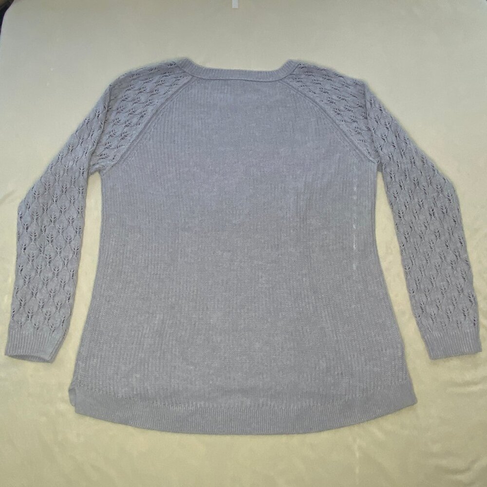 Loft Light Gray Sweater - Picture 4 of 5